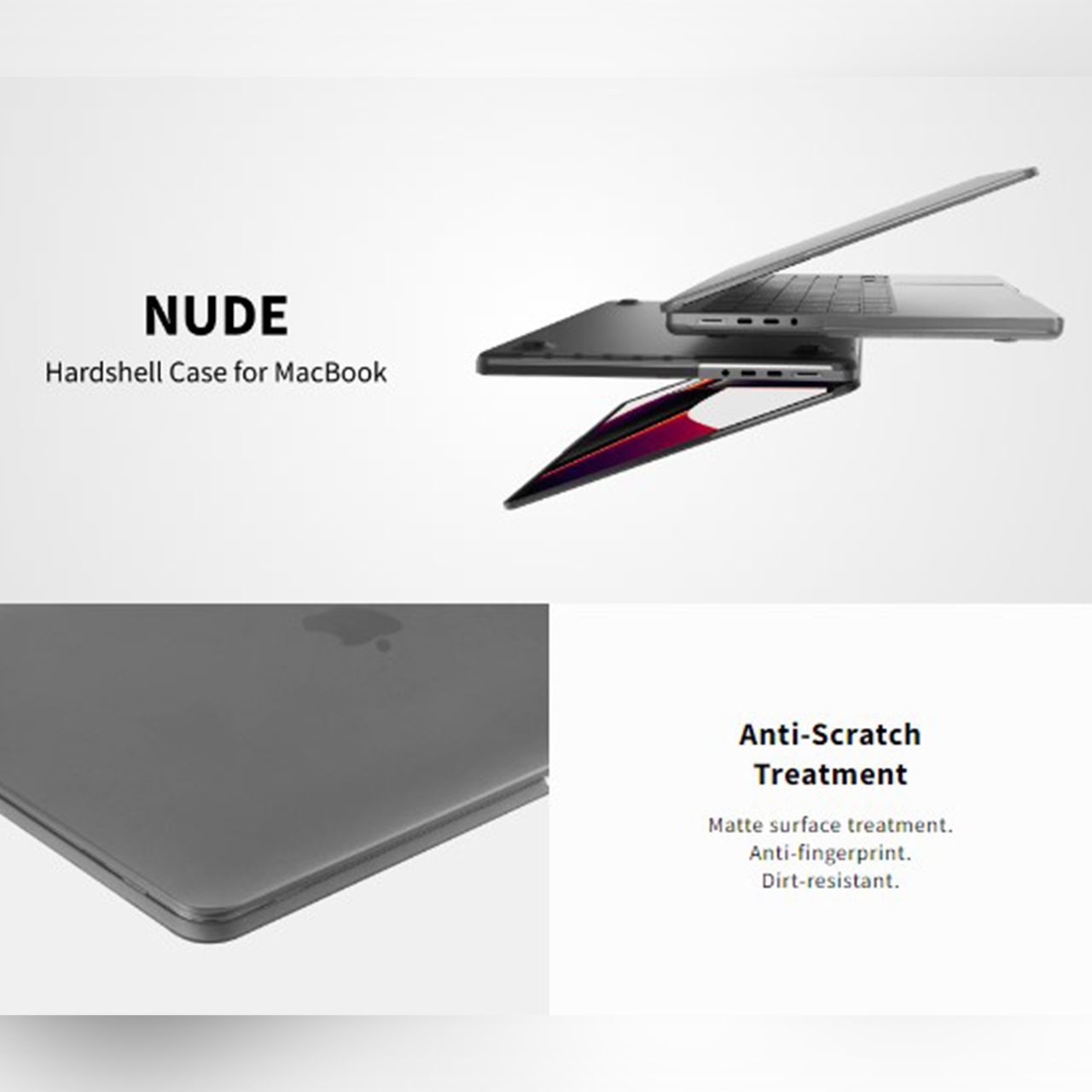 Case MacBook Air 15 2023 M2 SwitchEasy Nude Protective Hardcase Casing
