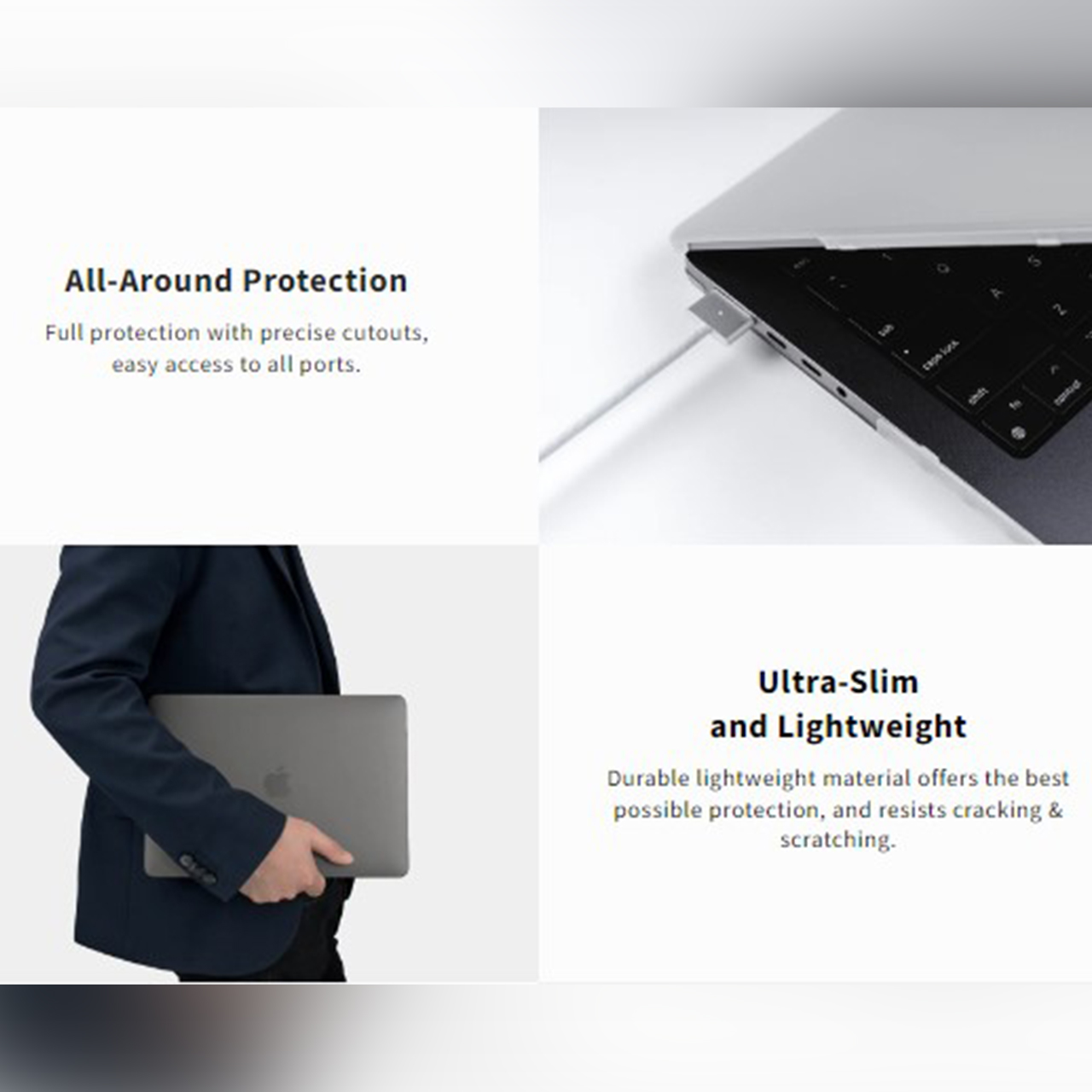 Case MacBook Air 15 2023 M2 SwitchEasy Nude Protective Hardcase Casing