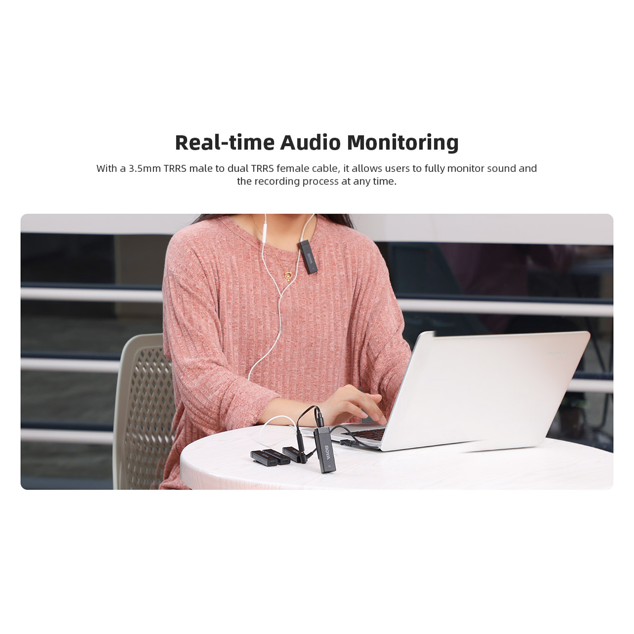 Microphone Wireless Boya BY-W4 4 Channel Wireless Transmitter 2.4GHz