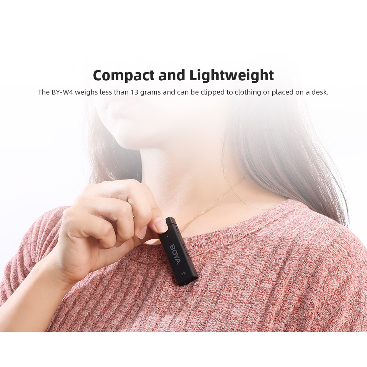 Microphone Wireless Boya BY-W4 4 Channel Wireless Transmitter 2.4GHz