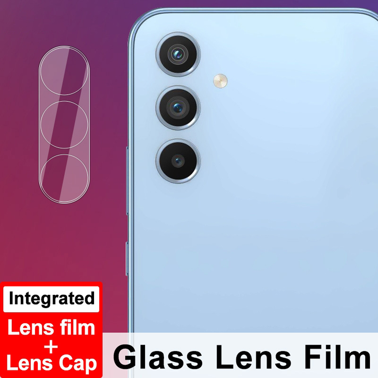 Camera Lens Tempered Glass Samsung Galaxy A24/A54 octagoods Clear HD