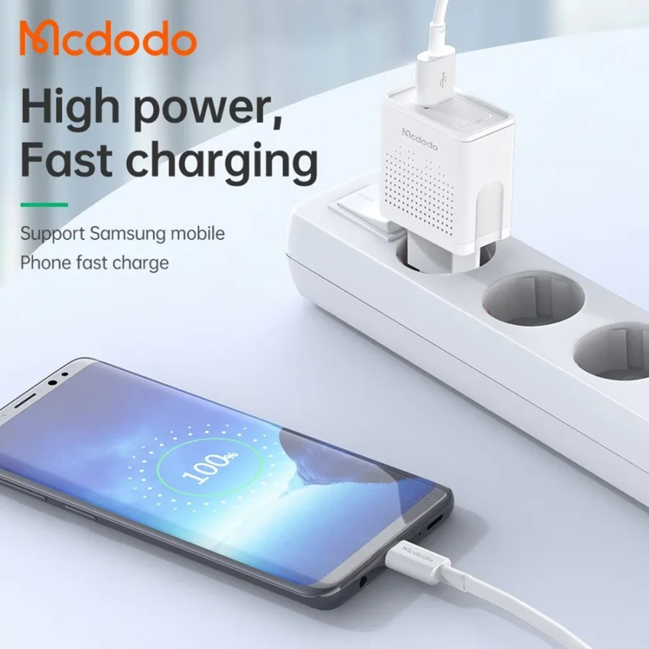 Wall Charger Adaptor Power MCDODO 18W Quick Type C Cable Fast Charging