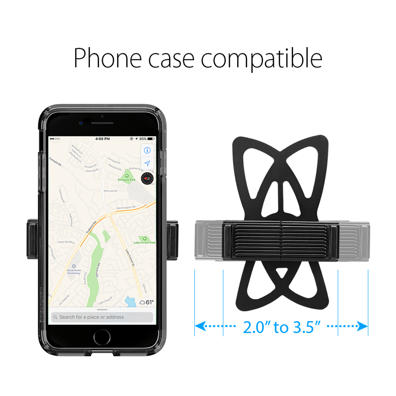 Phone Stand HP Sepeda Spigen A250 Holder Stang Motor Handlebar Mount