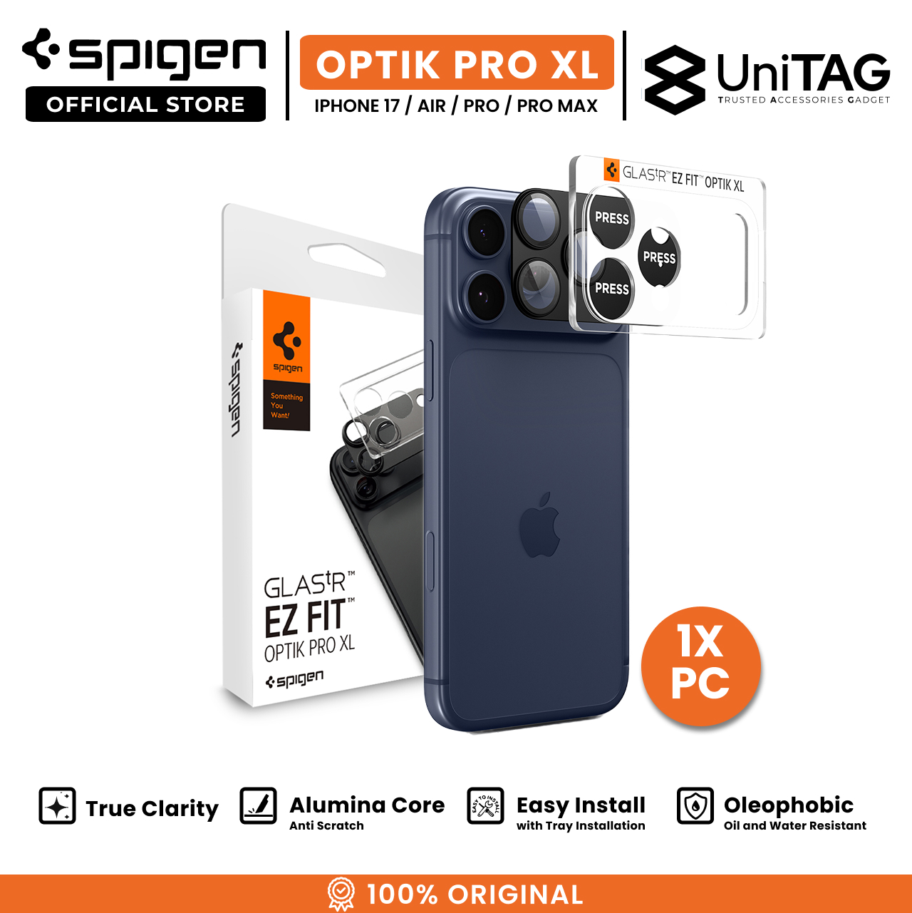 Spigen AirTag 2 / AirTag Case With Key Holder Valentinus Pro - Black AHP09660