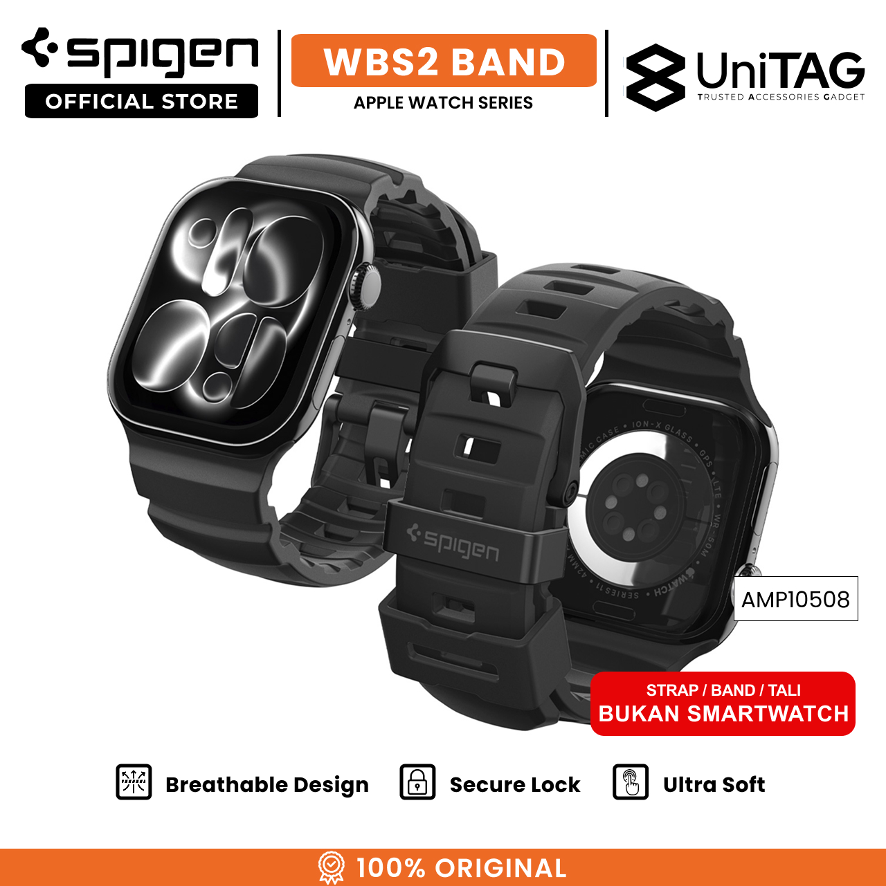 Spigen Card Holder Magsafe Valentinus MagFit+ Wallet (3 Card) - Black AFA06866