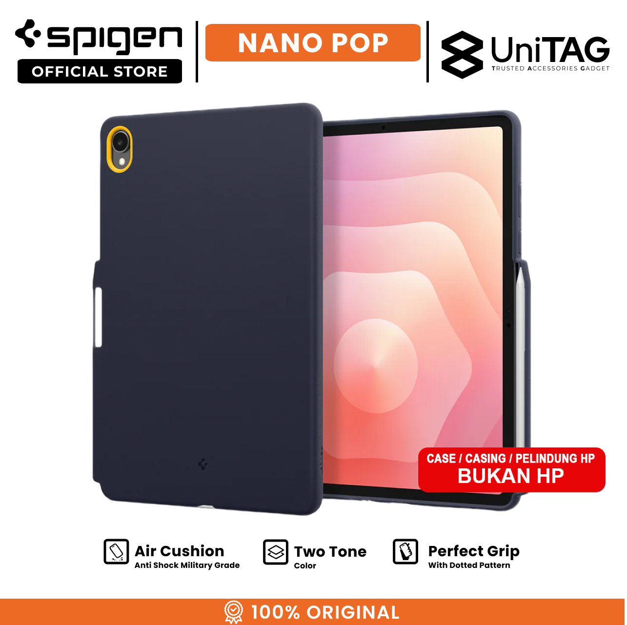Spigen Galaxy Tab S11 (2025) Case Nano Pop - Blueberry Navy ACS10215