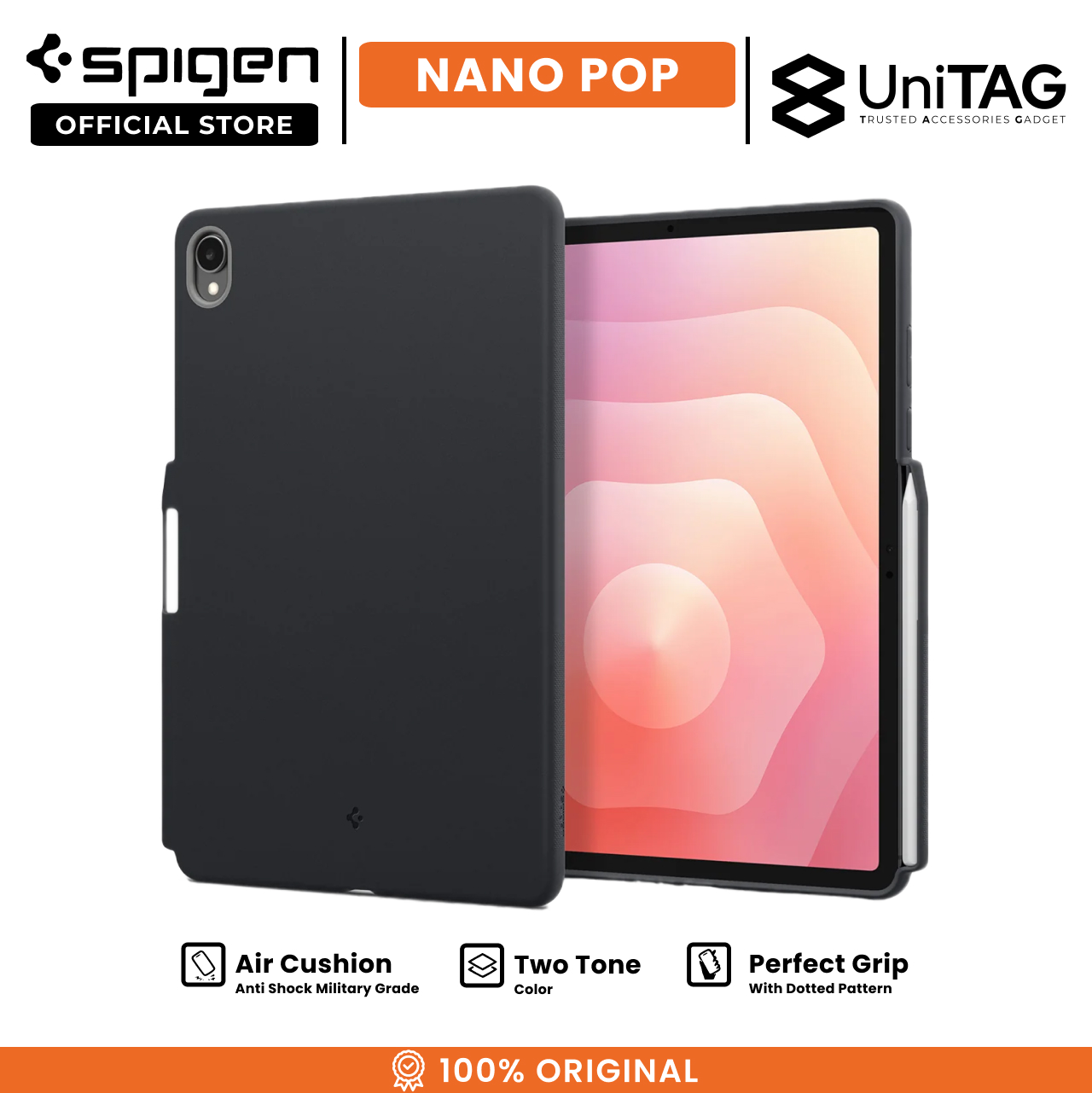 Spigen Galaxy Tab S11 (2025) Case Nano Pop - Black Sesame ACS10214