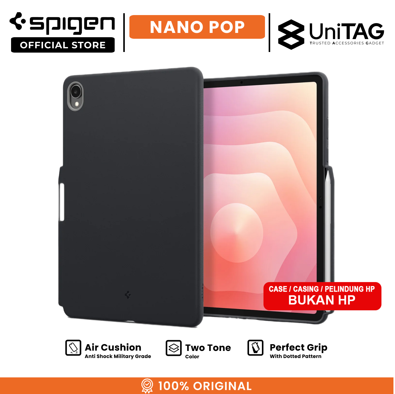 Spigen Galaxy Tab S11 (2025) Case Nano Pop - Black Sesame ACS10214