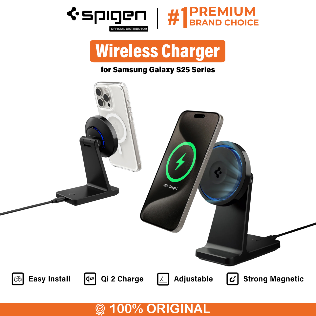 Spigen Wireless Charger Magsafe Stand S310WC - Black ACH07976