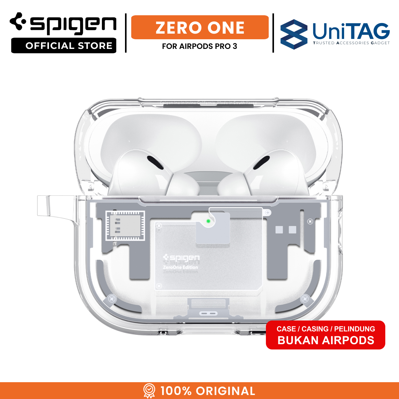 Spigen AirPods Pro 3 Case Ultra Hybrid Magfit Zero One - White ACS10018