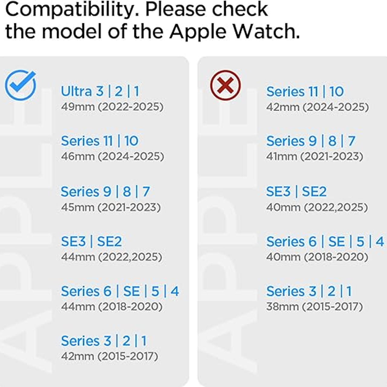 Spigen Apple Watch 49mm / 46mm / 45mm / 44mm / 42mm (Series 3 / 2 / 1) Strap Band Athlex Air - Active Gray AMP09034