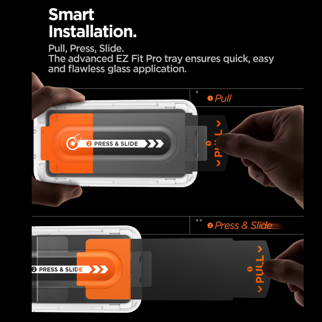 Spigen Galaxy Z Fold 7 Tempered Glass with Tray 2 Pack Glas.tR EZ Fit Pro HD - Transparency AGL09579 (Offline SKU)
