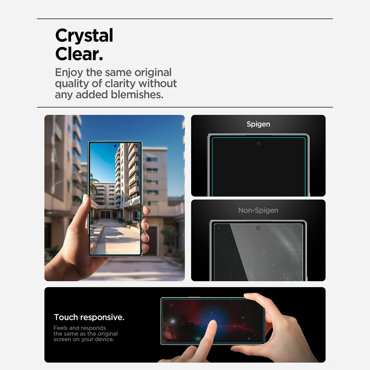 Spigen Galaxy Z Fold 7 Tempered Glass with Tray 2 Pack Glas.tR EZ Fit Pro HD - Transparency AGL09579 (Offline SKU)