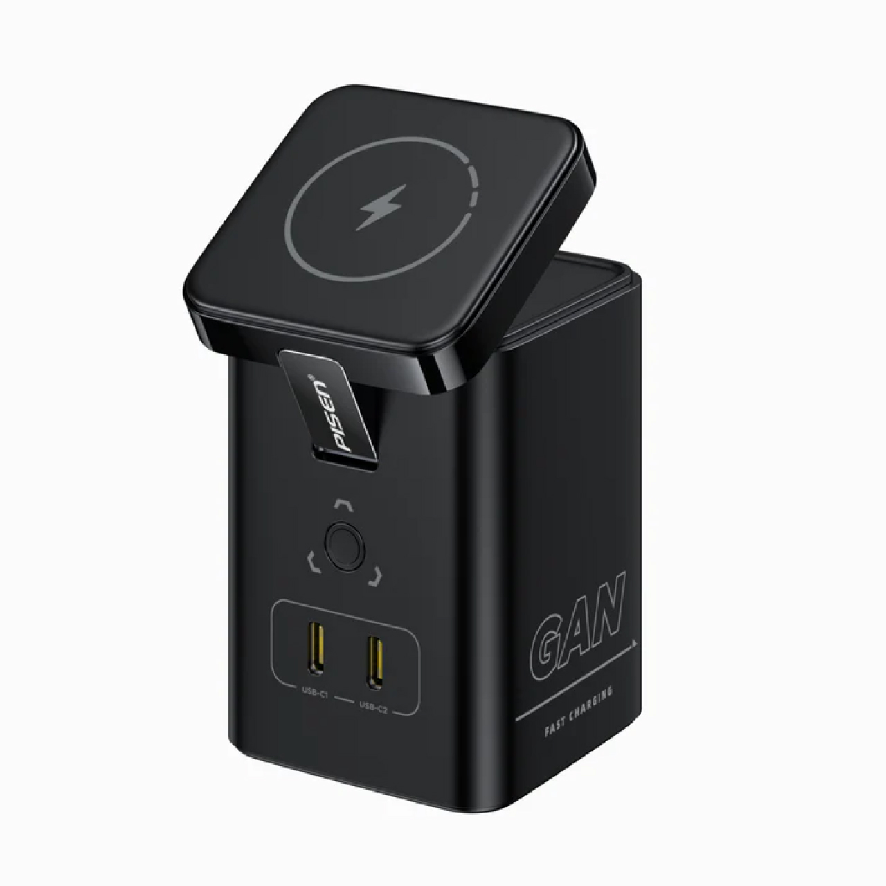Pisen Desktop Charger Wireless 1C GaN 45W - Black TP-C25
