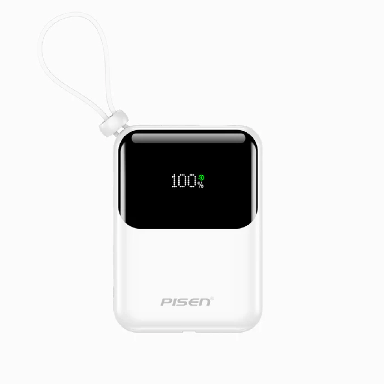 Pisen Powerbank 10000mAh 1A 1C + Built-in USB C & Lightning 22.5W - Black TP-D096