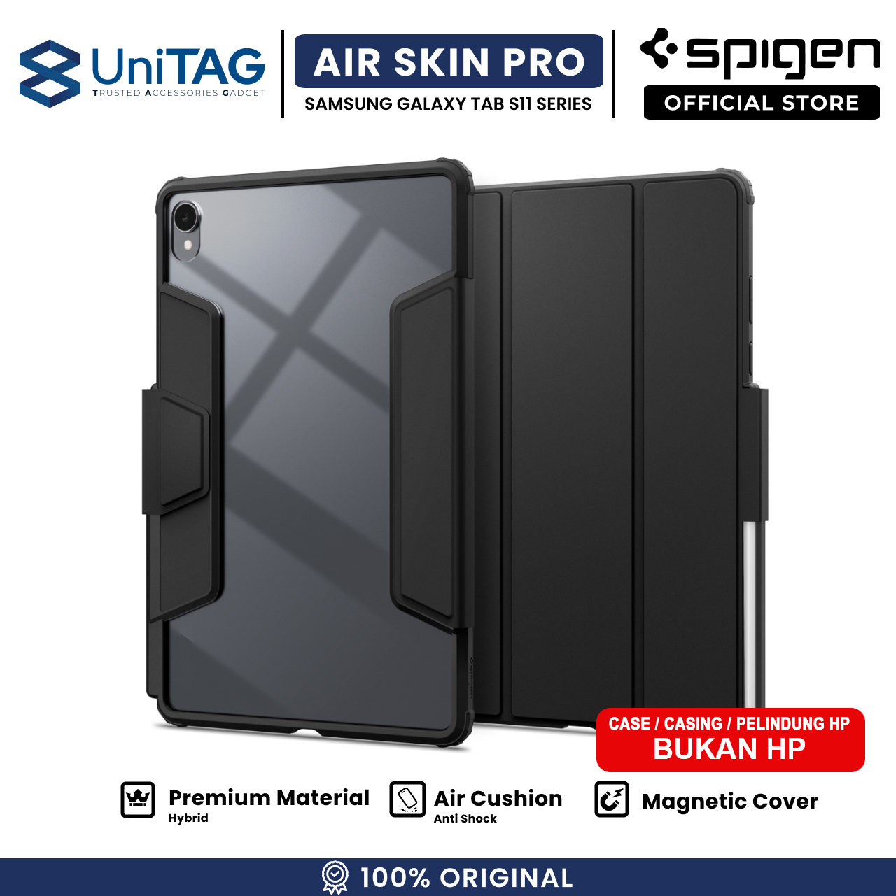 Spigen Apple Watch 46mm (Series 11) Case Rugged Armor 2 - Matte Black ACS10499