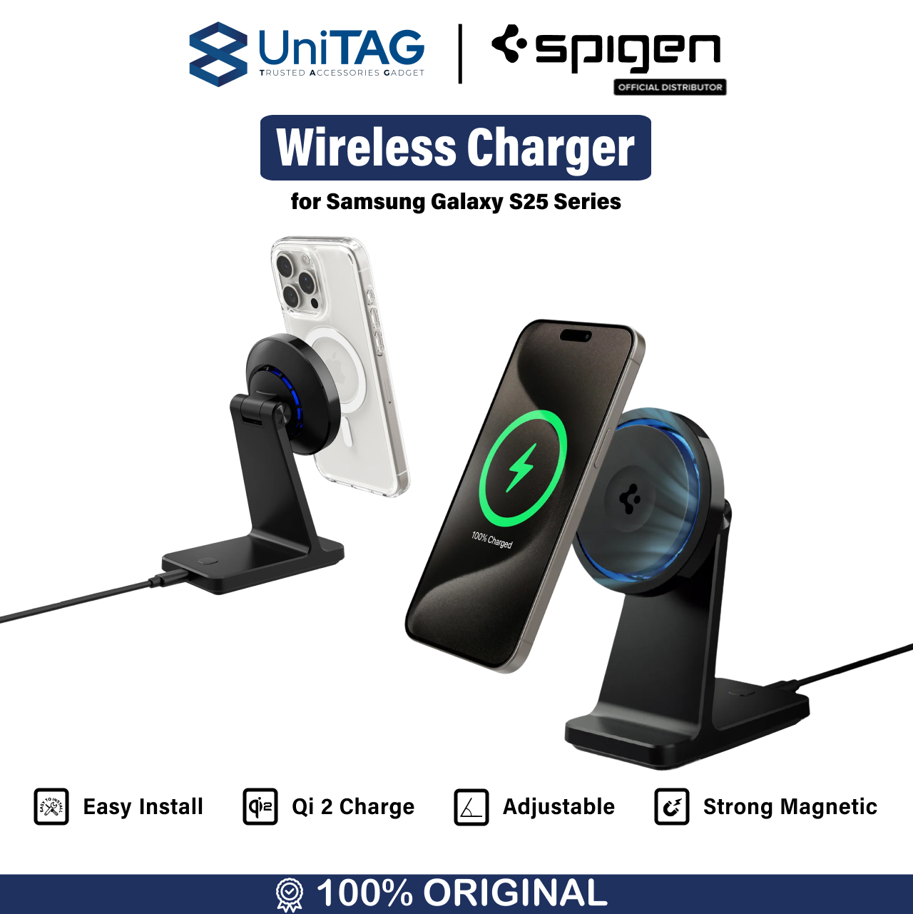 Spigen Wireless Charger Magsafe Stand S310WC - Black ACH07976