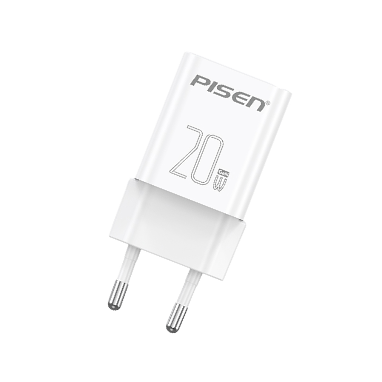 Pisen Wall Charger Quick 20W 1C GaN - White TC-082C20G