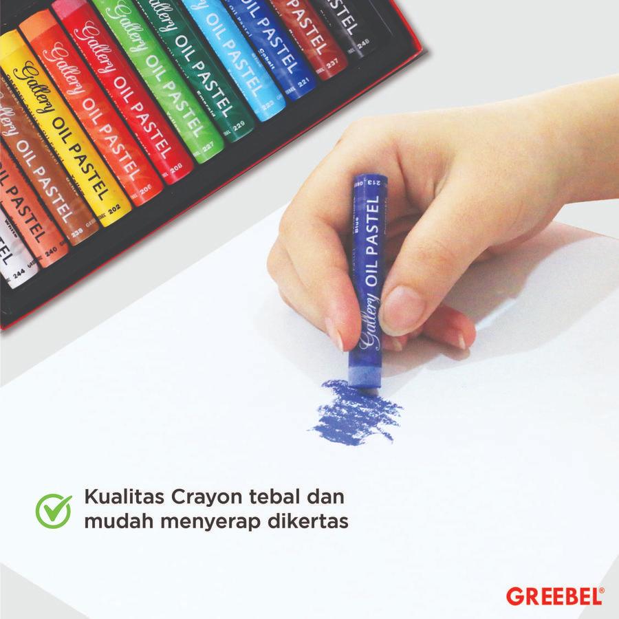 Crayon Oil Pastel Greebel Artist Oil Pastel / Krayon Minyak Artist