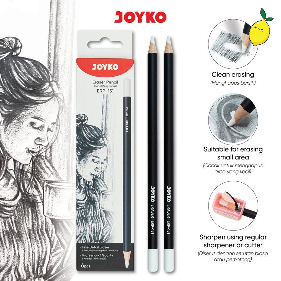 Joyko Eraser Pencil / Penghapus Bentuk Pensil Joyko ERP-151