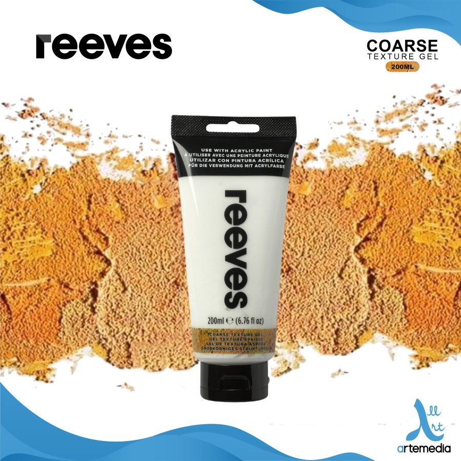 Medium Cat Akrilik Reeves 200mL Coarse Texture Gel Medium