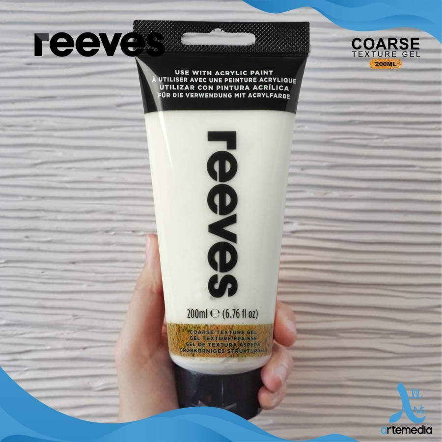 Medium Cat Akrilik Reeves 200mL Coarse Texture Gel Medium
